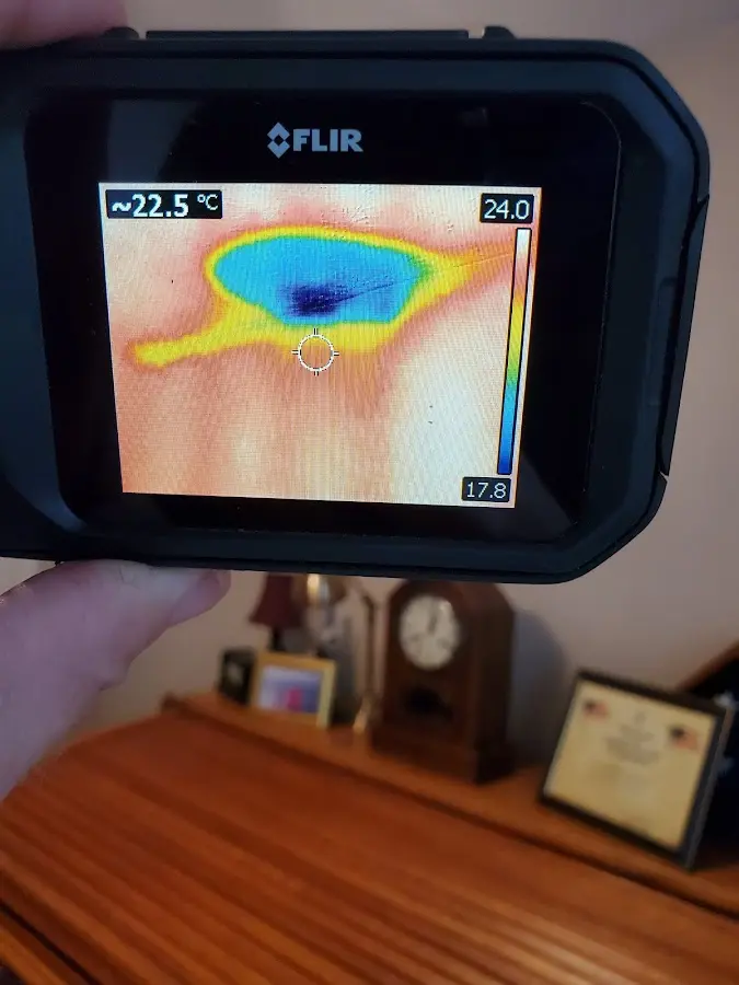 Thermal imaging inspection for water damage in Tracy