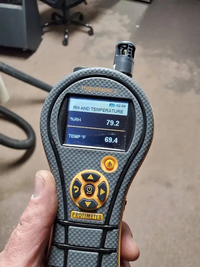 Moisture meter humidity assessment for Fire & Smoke Damage Restoration in Tracy